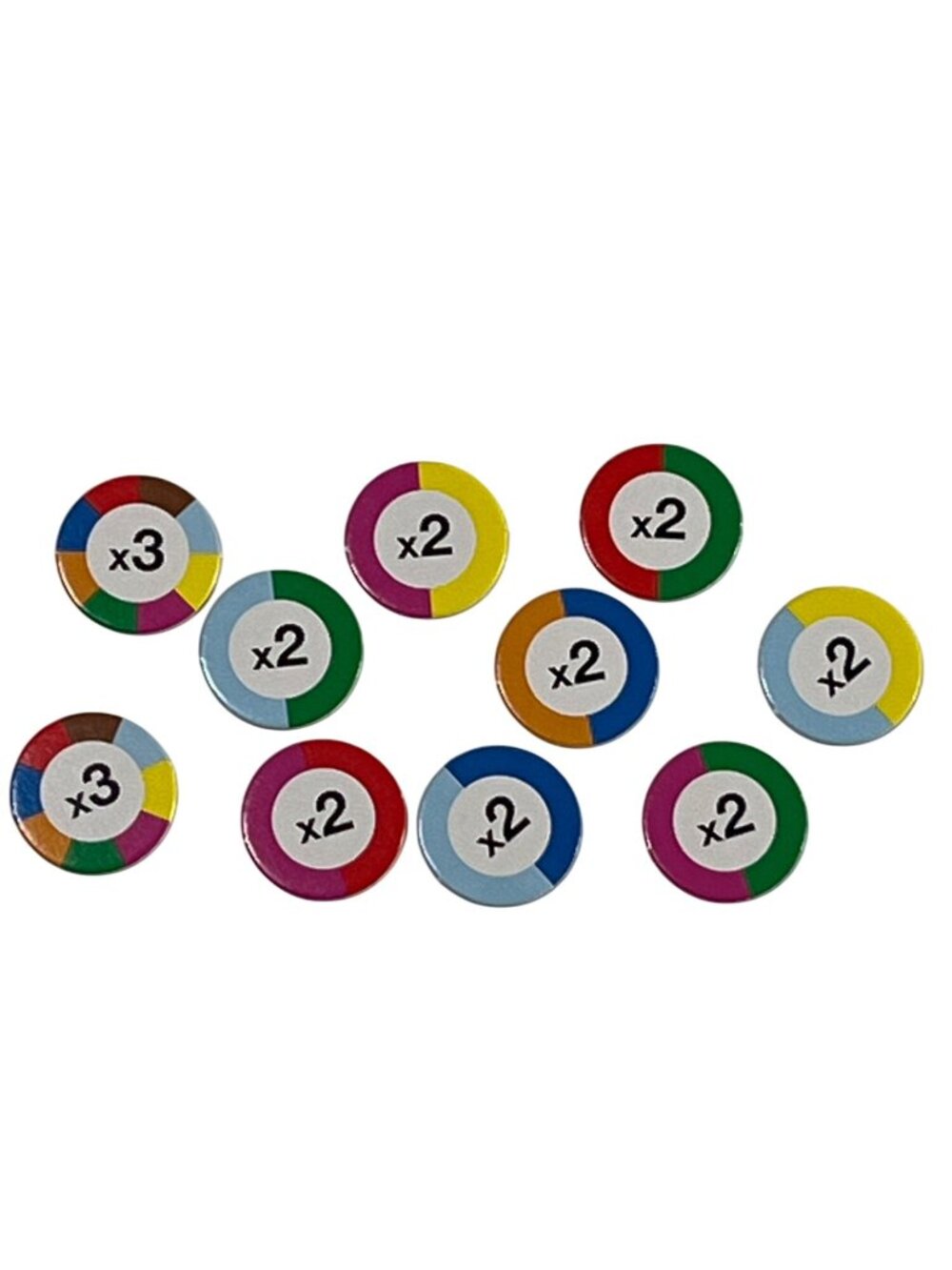 Monopoly Target Edition Circle Tokens Lot | Replacement Game Pieces